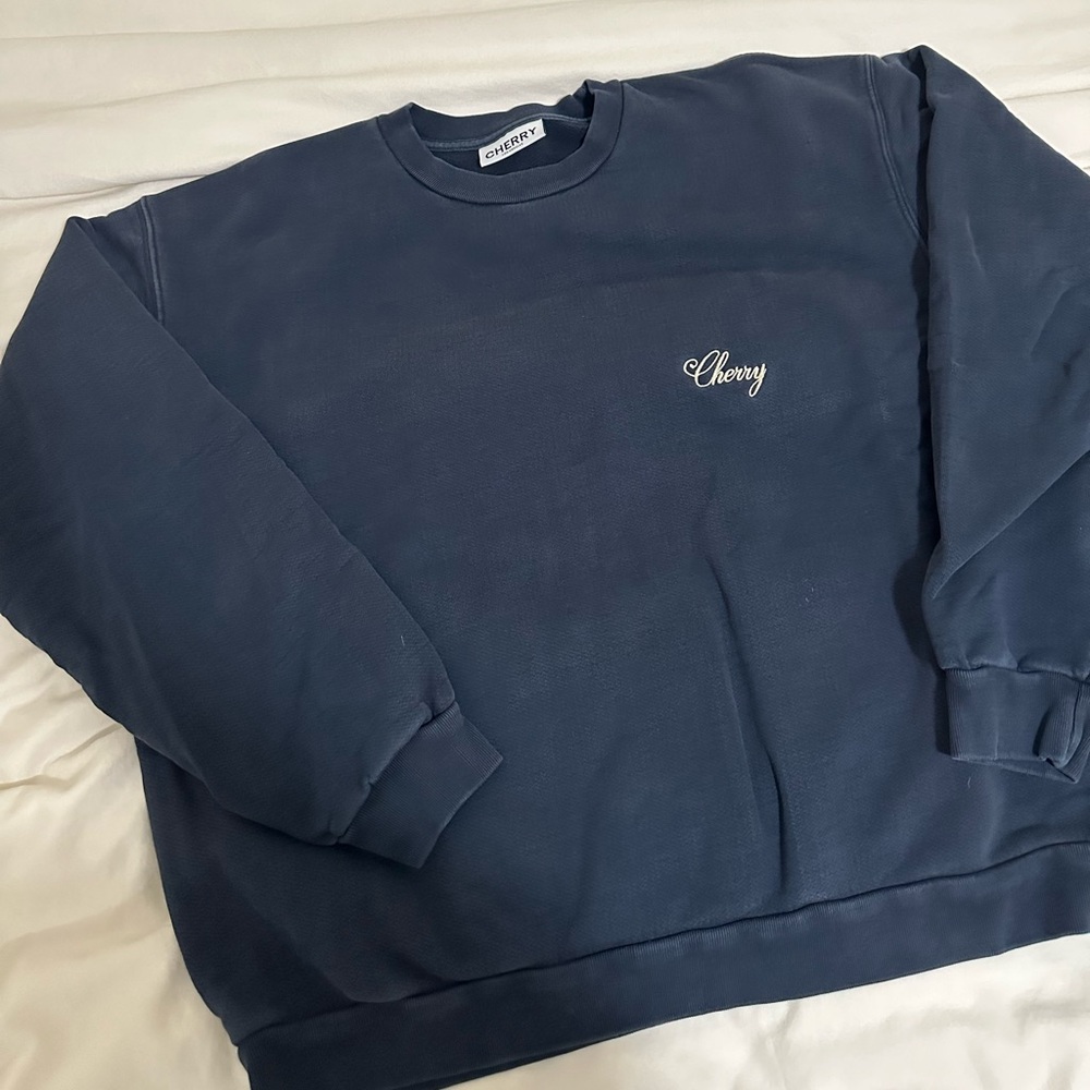 Cherry LA American Classic Sweatpants and Crewneck Set - Navy
